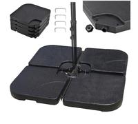 Relaxdays Pesi base a croce 4pz