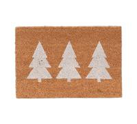 Relaxdays Zerbino da ingresso in cocco con abeti