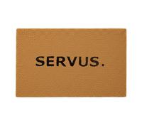 Relaxdays Zerbino in Cocco 80x50 cm, Antiscivolo, Resistente, Naturale/Nero