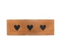Relaxdays Zerbino in cocco a cuori slim
