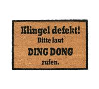 Relaxdays Zerbino in cocco DING DONG 60x40 cm