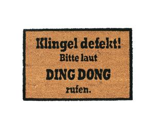 Relaxdays Zerbino in cocco DING DONG 60x40 cm