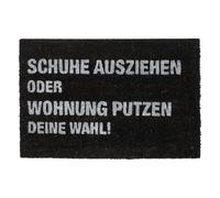 Relaxdays Zerbino in fibra di cocco con scritta