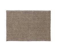 Relaxdays Zerbino Ingresso Casa, 40x60 cm, Tappeto Antiscivolo in Iuta e Cotone, Stuoino Indoor e Outdoor, Naturale