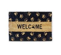 Relaxdays Zerbino WELCOME con zampine di gatto