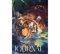 Relaxed & Calm Tiger Illustration Daily Motivational Quotes Journal Diary: 120 Pages of Daily Motivational Quotes and Writing Space for Yourself