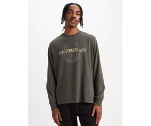 Relaxed Long Sleeve Graphic Tee Khaki / Levi'S Horseshoe Ls Pirate Black levi > clothing > men > t > shirts