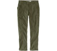 Relaxed Ripstop Cargo Work Pantaloni, oliva, Taglia 36