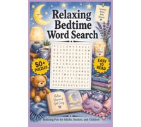 Relaxing Bedtime Word Search Puzzle Book: Word Searches With Easy To Read Print About Bedtime, Relaxation, and Nighttime