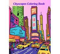 Relaxing Cityscapes Coloring book