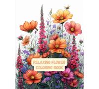 Relaxing Flower Coloring Book for Adults and Teens (Grayscale): 40 enchanting Coloring Pages picturing Flowers with Guitars, Bouquets, Succulents, ... for Relaxation and Stress Relief (Vol. 1)