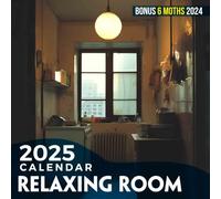 Relaxing Room 2025: 18 Months of Relaxation and Tranquility; A Perfect Companion for Stress-Free Planning from July 2024 to Dec 2025