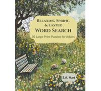 Relaxing Spring & Easter WORD SEARCH: 30 Large Print Puzzles for Adults