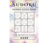 Relaxing Sudoku Puzzle Book : 450 HARD Puzzles to relax and challenge your mind: Purple Floral Cover