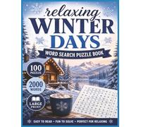 Relaxing Winter Days Word Search Puzzle Book: Easy to read, fun to solve, perfect for relaxing