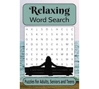 Relaxing word search: Word Searches with Easy to Read Print about Relaxing, Serenity, Calmness and More I 6 x 9 inches, 110 pages I 50+ Puzzles...Gift for Holidays, Vacation and Free Time