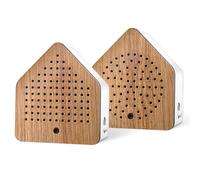 RELAXOUND Zirpybox Wood originale - Bretelle e cavalletta - Sensazione estiva rilassata - Rilevatore di movimento con suono - Soundbox