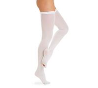 Relaxsan Antitrombo M2370A (1 Paio - Bianco, M) calze autoreggenti per degenza con punta ispezionabile antiembolismo K1 compressione graduata 18-23 mmHg