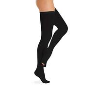 Relaxsan Antitrombo M2370A (1 Paio - Nero, L) calze autoreggenti per degenza con punta ispezionabile antiembolismo K1 compressione graduata 18-23 mmHg