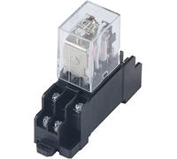 Relay 1Set Power Coil General Scopo Ly2 dpdt ly2nj dc1 2v/24 V AC 110 V/220 Interruttore di relè con socket Base(110V VAC)