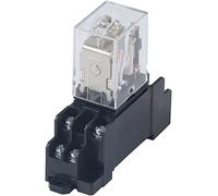 Relay 1Set Power Coil General Scopo My2 dpdt my2nj RELAIS DC12V/24V AC 110 V/220 V Interruttore di relè con socket Base(220V VAC)