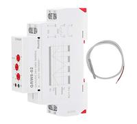Relay di Temperatura Relay Relay di Temperatura, relè Monitoraggio di Controllo 'installazione della Guida DIN con Sonda di Prova, AC 24V-240V, Indicatore LED
