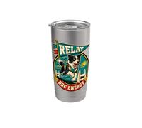 RELAY DOG ENERGY Flyball Cane Staffetta Squadra Bicchiere termico in acciaio inox doppia parete