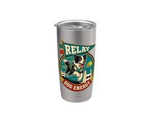 RELAY DOG ENERGY Flyball Cane Staffetta Squadra Bicchiere termico in acciaio inox doppia parete