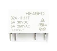 Relay HF49FD 024-1H11T HF49FD 0241H11T-24VDC 24V DCV24 5A 4PIN(5PCS)