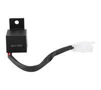 Relay lampeggiatore LED 2 perno impermeabile motocicletta motocicletta Modulo di controllo del segnale per lampeggiatore per la bici automatica 12 V ABS ABS BLACO 34G 34G