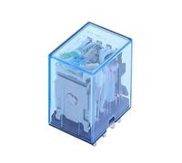 Relay MY4P HH54P MY4NJ Coil DPDT Electromagnetic Relay Switch with Socket Base LED DC 110V 220V DC 12V 24V JIQKMZXX(DC 110V)