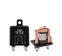 Relay Starting relay 200A 120A 100A 12V 24V Power Automotive Heavy Current Start relay Car relay Truck electronic starter EKFBQBGW(200A,24V)