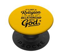 Relazione Dio non una religione Fede cristiana PopSockets PopGrip Adesivo