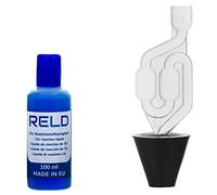 RELD Tester di guarnizione a testa cilindrica, analizzatore CO2 per acqua refrigerante universale per tutte le auto e moto, guarnizione testata a cilindro, tester di perdite di CO2 per 50 test.