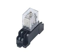 Relè 1 Set di Potenza Bobina for Uso Generale LY2 DPDT LY2NJ Relais DC 12 v/24 v AC 110 v/220 Interruttore del con Presa Base(12V VAC)