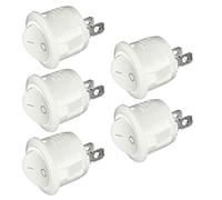 Relè 10/5pcs 12v Round Rocker Switch ON/Off 2 Pin SPST Van Caravan Barca Camper Interruttori e Relè Accessori for Interni Auto FUZEGRDLI (Size : One Size)
