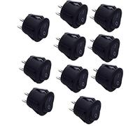 Relè 10/5pcs 12v Round Rocker Switch ON/Off 2 Pin SPST Van Caravan Barca Camper Interruttori e Relè Accessori for Interni Auto FUZEGRDLI (Size : 10pcs)