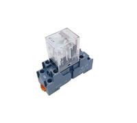 relè, 10 pezzi HH52P 54P 62P Contatto in argento Bobina in miniatura Interruttore elettromagnetico generale con base MY2NJ MY4NJ LY2NJ(SA4N GS AC220V 5A)