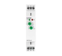 Rele 10A a Funzione Singola con Accensione Ritardata, 1 SPDT Interruttore Smart Temporizzato GRT6-A1 AC 230V, Montaggio su Guida DIN, Relè Elettronico per Automazione Illuminazione e Attrezzature