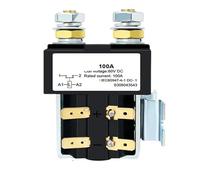 Relè 12V 24V 36V 48V 60V 72V Contattore batteria Contattore carrello elevatore CC CZW 100A normalmente aperto(Coil voltage 60VDC)
