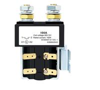 Relè 12V 24V 36V 48V 60V 72V Contattore batteria Contattore carrello elevatore CC CZW 100A normalmente aperto(Coil voltage 48VDC)