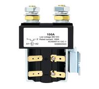 Relè 12V 24V 36V 48V 60V 72V Contattore batteria Contattore carrello elevatore CC CZW 100A normalmente aperto(Coil voltage 36VDC)