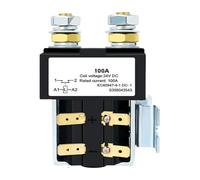 Relè 12V 24V 36V 48V 60V 72V Contattore batteria Contattore carrello elevatore CC CZW 100A normalmente aperto(Coil voltage 24VDC)