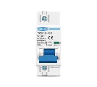 Relè 1P 125A 100A 80A DC MCB 250V Interruttore automatico for interruttore principale batteria impianto fotovoltaico Protettori di dispersione a terra (Size : 125A)
