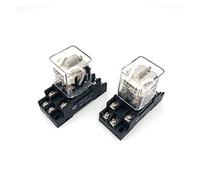 Relè 2 set JQX-30F 2Z 30A Ad Alta Potenza DC12V DC24V AC110V AC220V Intermedi P30F 8-Pin DPDT 2NO 2NC con Base Presa(AC 110V)