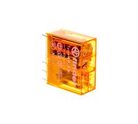 FIN 40.52.8 24V - Relè a innesto, 2x UM, 250 V/8 A, 24 VCA, RM 5,0 mm