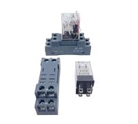 relè, 5 pezzi HH52P 54P HH62P Contatto in argento Bobina in miniatura Interruttore elettromagnetico generale con base MY2NJ MY4NJ LY2NJ(SA2N GS AC220V 5A)