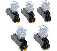 Relè 5 set MY2P HH52P MY2NJ Relay Coil General Dpdt Interruttore di relè elettromagnetico micro 11 0V 220V 12V 24V alimentazione PORTATO(DC 36V)