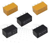 Relè 5pcs dpdt PCB 3V 5V 9V 12V 24V 8 Pins Rely switch(5vdc)