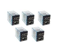 Relè 5PCS MY4NJ Generale Piccolo Elettromagnetico DC 12V 24V 36V 48V 110V 220V di Potenza Bobina 4NO 4NC(DC 12V)